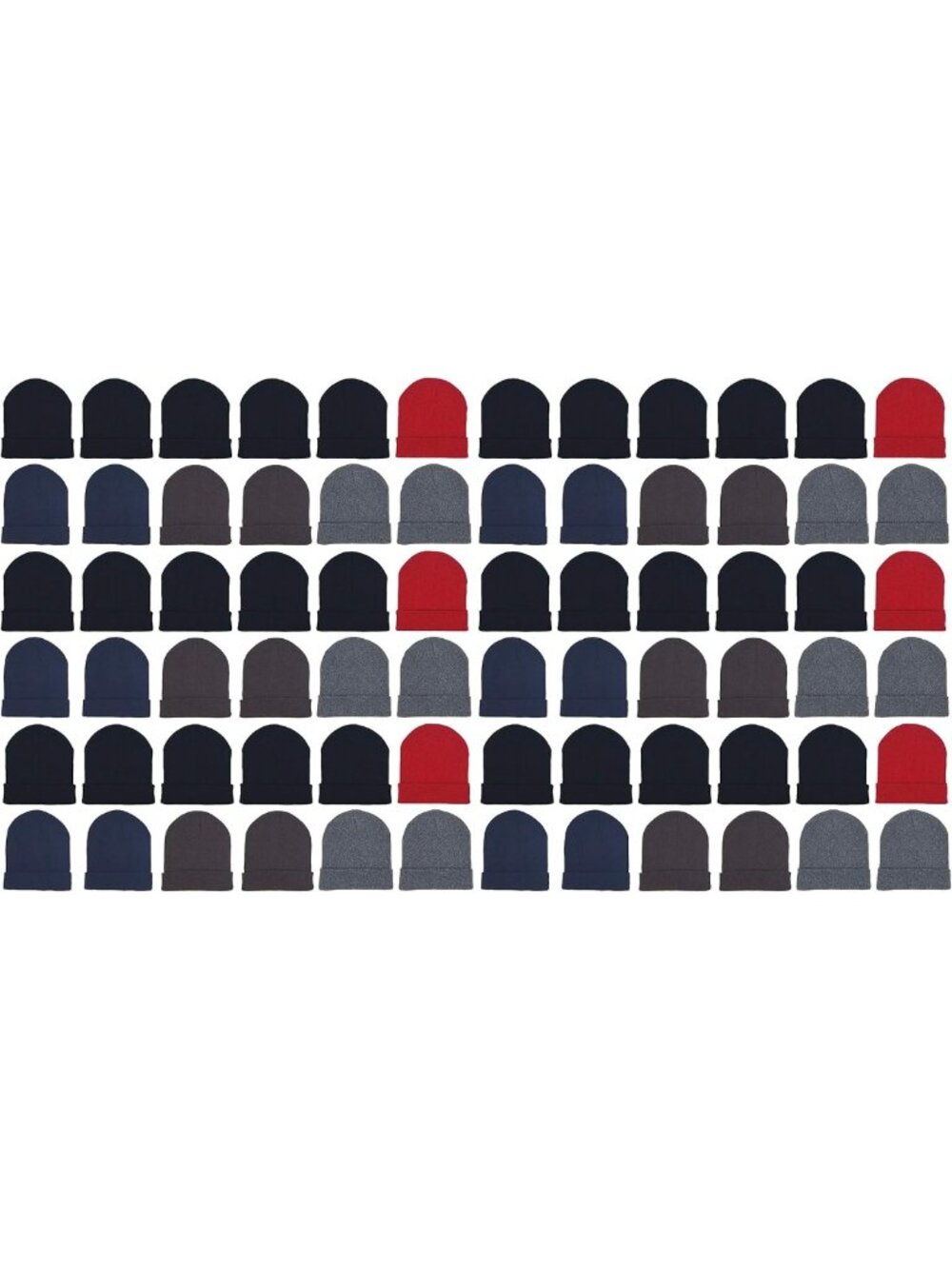 Cozy Winter Gloves & Beanies Set, Thick Thermal Bulk Case for Men & Women